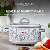 image:imageVQ  Laura Ashley 68 Quart Slow Cooker  Wild MeadowWild Meadow 68 Quart Slow Cooker