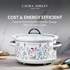 image:imageVQ  Laura Ashley 68 Quart Slow Cooker  Wild MeadowWild Meadow 68 Quart Slow Cooker