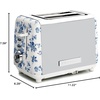 image:imageVQ Laura Ashley Stainless Steel 2 Slice Toaster Wild MeadowChina Rose