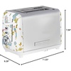 image:imageVQ Laura Ashley Stainless Steel 2 Slice Toaster Wild MeadowElveden White