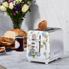 image:imageVQ Laura Ashley Stainless Steel 2 Slice Toaster Wild MeadowElveden White