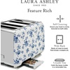 image:imageVQ Laura Ashley Stainless Steel 4 Slice Toaster Wild MeadowChina Rose