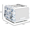 image:imageVQ Laura Ashley Stainless Steel 4 Slice Toaster Wild MeadowChina Rose