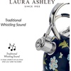 image:imageVQ Laura Ashley Wild Meadow 25L Stainless Steel Tea Kettle Stovetop Whistling Teapot for Induction Gas Hob or others Silicon Coated Cool Handle amp Push Button Mechanism Vintage Stove Top KettleElveden Navy 25L Stove Top Kettle