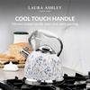 image:imageVQ Laura Ashley Wild Meadow 25L Stainless Steel Tea Kettle Stovetop Whistling Teapot for Induction Gas Hob or others Silicon Coated Cool Handle amp Push Button Mechanism Vintage Stove Top KettleWild Meadow 25L Stove Top Kettle