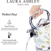 image:imageVQ Laura Ashley Wild Meadow 25L Stainless Steel Tea Kettle Stovetop Whistling Teapot for Induction Gas Hob or others Silicon Coated Cool Handle amp Push Button Mechanism Vintage Stove Top KettleElveden White 25L Stove Top Kettle