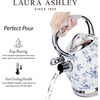 image:imageVQ Laura Ashley Wild Meadow 25L Stainless Steel Tea Kettle Stovetop Whistling Teapot for Induction Gas Hob or others Silicon Coated Cool Handle amp Push Button Mechanism Vintage Stove Top KettleChina Rose 25L Stove Top Kettle