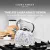 image:imageVQ Laura Ashley Wild Meadow 25L Stainless Steel Tea Kettle Stovetop Whistling Teapot for Induction Gas Hob or others Silicon Coated Cool Handle amp Push Button Mechanism Vintage Stove Top KettleWild Meadow 25L Stove Top Kettle