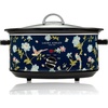 image:imageVQ  Laura Ashley 68 Quart Slow Cooker  Wild MeadowElveden Navy 68 Quart Slow Cooker