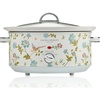 image:imageVQ  Laura Ashley 68 Quart Slow Cooker  Wild MeadowElveden White 68 Quart Slow Cooker