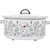 image:imageVQ  Laura Ashley 68 Quart Slow Cooker  Wild MeadowWild Meadow 68 Quart Slow Cooker