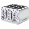 image:imageVQ Laura Ashley Stainless Steel 4 Slice Toaster Wild MeadowWild Meadow