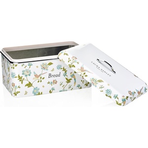 image:imageLaura Ashley VQ Bread Bin  Wild MeadowElveden White Bread Bin