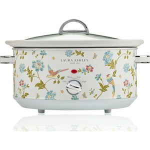 image:imageVQ  Laura Ashley 68 Quart Slow Cooker  Wild MeadowElveden White 68 Quart Slow Cooker