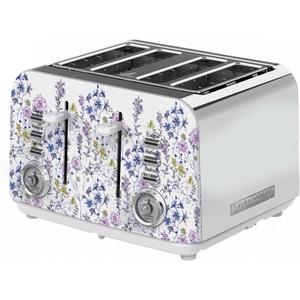 image:imageVQ Laura Ashley Stainless Steel 4 Slice Toaster Wild MeadowWild Meadow