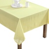image:imageLaura Ashley Decorative Tablecloth Wrinkle and Stain Resistant Spillproof Water Repellent Easy Care Washable Polyester Fabric for Dining Kitchen Holiday and Party 60 x 84 Summer Palace SageYellow