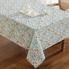 image:imageLaura Ashley Decorative Tablecloth Wrinkle and Stain Resistant Spillproof Water Repellent Easy Care Washable Polyester Fabric for Dining Kitchen Holiday and Party 60 x 84 Summer Palace SageCambrian