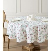 image:imageLaura Ashley Decorative Tablecloth Wrinkle and Stain Resistant Spillproof Water Repellent Easy Care Washable Polyester Fabric for Dining Kitchen Holiday and Party 60 x 84 Summer Palace SageHolly Berry