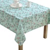 image:imageLaura Ashley Decorative Tablecloth Wrinkle and Stain Resistant Spillproof Water Repellent Easy Care Washable Polyester Fabric for Dining Kitchen Holiday and Party 60 x 84 Summer Palace SageEglantine