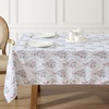 image:imageLaura Ashley Decorative Tablecloth Wrinkle and Stain Resistant Spillproof Water Repellent Easy Care Washable Polyester Fabric for Dining Kitchen Holiday and Party 60 x 84 Summer Palace SageTree Trellis