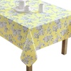 image:imageLaura Ashley Decorative Tablecloth Wrinkle and Stain Resistant Spillproof Water Repellent Easy Care Washable Polyester Fabric for Dining Kitchen Holiday and Party 60 x 84 Summer Palace SageApple Blossom