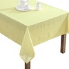 image:imageLaura Ashley Decorative Tablecloth Wrinkle and Stain Resistant Spillproof Water Repellent Easy Care Washable Polyester Fabric for Dining Kitchen Holiday and Party 60 x 84 Summer Palace SageYellow