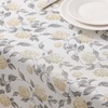 image:imageLaura Ashley Decorative Tablecloth Wrinkle and Stain Resistant Spillproof Water Repellent Easy Care Washable Polyester Fabric for Dining Kitchen Holiday and Party 60 x 84 Summer Palace SageHydrangea Taupe