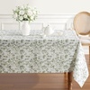 image:imageLaura Ashley Decorative Tablecloth Wrinkle and Stain Resistant Spillproof Water Repellent Easy Care Washable Polyester Fabric for Dining Kitchen Holiday and Party 60 x 84 Summer Palace SageSummer Palace Sage