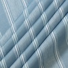 image:imageLaura Ashley Decorative Tablecloth Wrinkle and Stain Resistant Spillproof Water Repellent Easy Care Washable Polyester Fabric for Dining Kitchen Holiday and Party 60 x 84 Summer Palace SageBlue Stripe