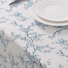 image:imageLaura Ashley Decorative Tablecloth Wrinkle and Stain Resistant Spillproof Water Repellent Easy Care Washable Polyester Fabric for Dining Kitchen Holiday and Party 60 x 84 Summer Palace SageOriental Blossom