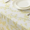image:imageLaura Ashley Decorative Tablecloth Wrinkle and Stain Resistant Spillproof Water Repellent Easy Care Washable Polyester Fabric for Dining Kitchen Holiday and Party 60 x 84 Summer Palace SageForsythia