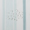image:imageLaura Ashley Decorative Tablecloth Wrinkle and Stain Resistant Spillproof Water Repellent Easy Care Washable Polyester Fabric for Dining Kitchen Holiday and Party 60 x 84 Summer Palace SageTeal Stripe