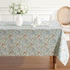 image:imageLaura Ashley Decorative Tablecloth Wrinkle and Stain Resistant Spillproof Water Repellent Easy Care Washable Polyester Fabric for Dining Kitchen Holiday and Party 60 x 84 Summer Palace SageCambrian