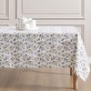 image:imageLaura Ashley Decorative Tablecloth Wrinkle and Stain Resistant Spillproof Water Repellent Easy Care Washable Polyester Fabric for Dining Kitchen Holiday and Party 60 x 84 Summer Palace SageHydrangea Taupe