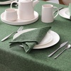 image:imageLaura Ashley Harper Luxuriously Smooth Fabric Tablecloth for Formal or Casual Dining Holiday Banquet Wedding or Party 60 x 84 DenimGreen