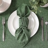 image:imageLaura Ashley Harper Luxuriously Smooth Fabric Tablecloth for Formal or Casual Dining Holiday Banquet Wedding or Party 60 x 84 DenimGreen
