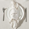 image:imageLaura Ashley Harper Luxuriously Smooth Fabric Tablecloth for Formal or Casual Dining Holiday Banquet Wedding or Party 60 x 84 DenimIvory