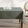 image:imageLaura Ashley Harper Luxuriously Smooth Fabric Tablecloth for Formal or Casual Dining Holiday Banquet Wedding or Party 60 x 84 DenimOlive