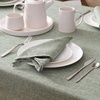 image:imageLaura Ashley Harper Luxuriously Smooth Fabric Tablecloth for Formal or Casual Dining Holiday Banquet Wedding or Party 60 x 84 DenimSage