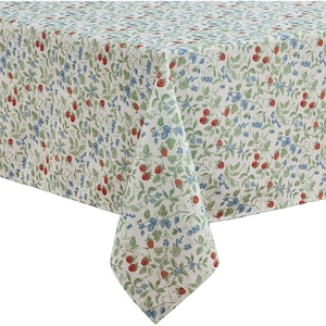 image:imageLaura Ashley Decorative Tablecloth Wrinkle and Stain Resistant Spillproof Water Repellent Easy Care Washable Polyester Fabric for Dining Kitchen Holiday and Party 60 x 84 Summer Palace SageCambrian