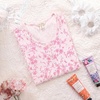 image:imageLaura Ashley Womens Nightgown Ribbed Knit Short Sleeve Henley SleepshirtPink Bows