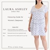 image:imageLaura Ashley Womens Nightgown Ribbed Knit Short Sleeve Henley SleepshirtTiled Fruit