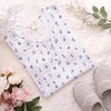 image:imageLaura Ashley Womens Nightgown Ribbed Knit Short Sleeve Henley SleepshirtTiled Fruit