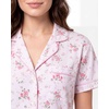 image:imageLaura Ashley Womens Pajamas 2 Piece Cotton Blend Button Down Short Sleeve Top and Shorts SetTossed Rose