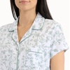image:imageLaura Ashley Womens Pajamas 2 Piece Cotton Blend Notch Collar Button Down PJ SetSage Toile