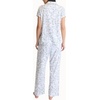 image:imageLaura Ashley Womens Pajamas 2 Piece Cotton Blend Notch Collar Button Down PJ SetSage Toile