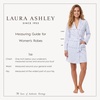 image:imageLaura Ashley Womens Robe Buttery Soft Brushed Knit Knee Length Bathrobe with PocketsBlue Roses
