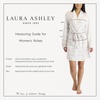 image:imageLaura Ashley Womens Robe Buttery Soft Brushed Knit Knee Length Bathrobe with PocketsFloral Trellis