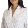 image:imageLaura Ashley Womens Robe Buttery Soft Brushed Knit Knee Length Bathrobe with PocketsFloral Trellis