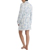 image:imageLaura Ashley Womens Robe Buttery Soft Brushed Knit Knee Length Bathrobe with PocketsGarden Floral